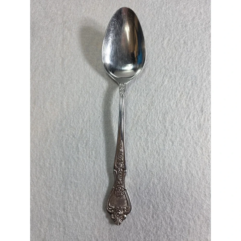 1 NORMANDY Serving Spoon Stainless Flatware Japan- 8 1/8
